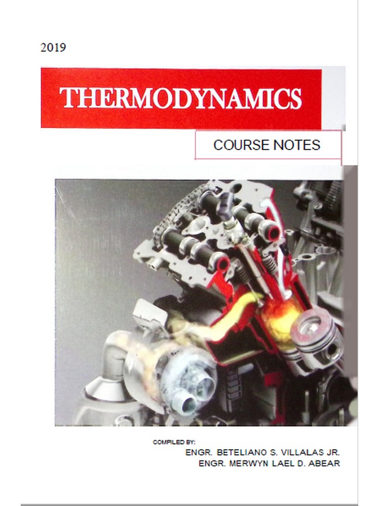 Thermodynamics Course Notes by Villalas and Abear 2019